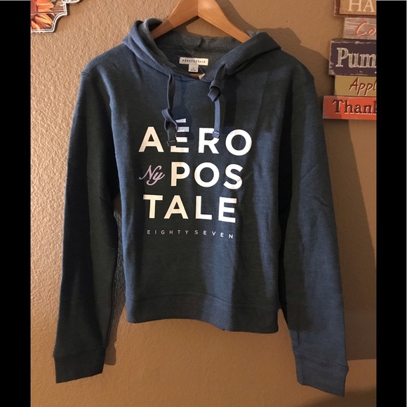Aeropostale Tops - Aeropostale medium, dk grey sweatshirt new